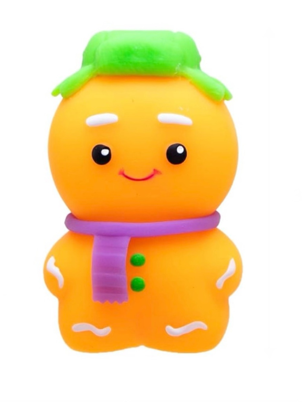 Needoh Ginger Glowman Gingerbread Squishy Toy